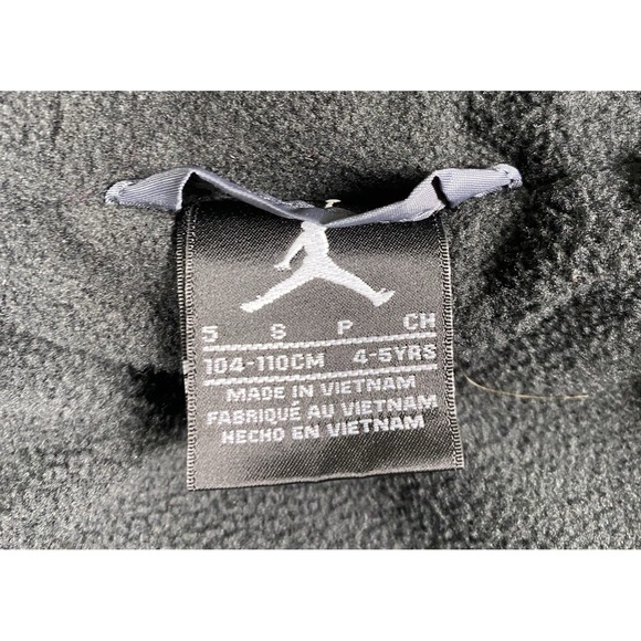 Boys Air Jordan Hooded Puffer Coat  IJacket Grey, Black and White Size Small - Picture 5 of 7